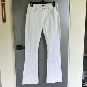 Citizens of Humanity Emannuelle Slim Bootcut Jeans in Sea Salt White NWT